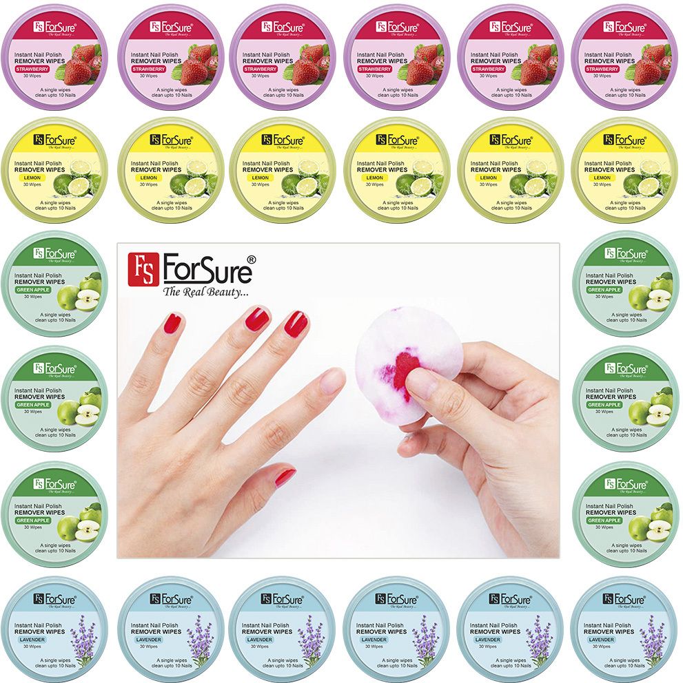 forsure Nail Paint Remover Wipes Pack of 24-picture-21