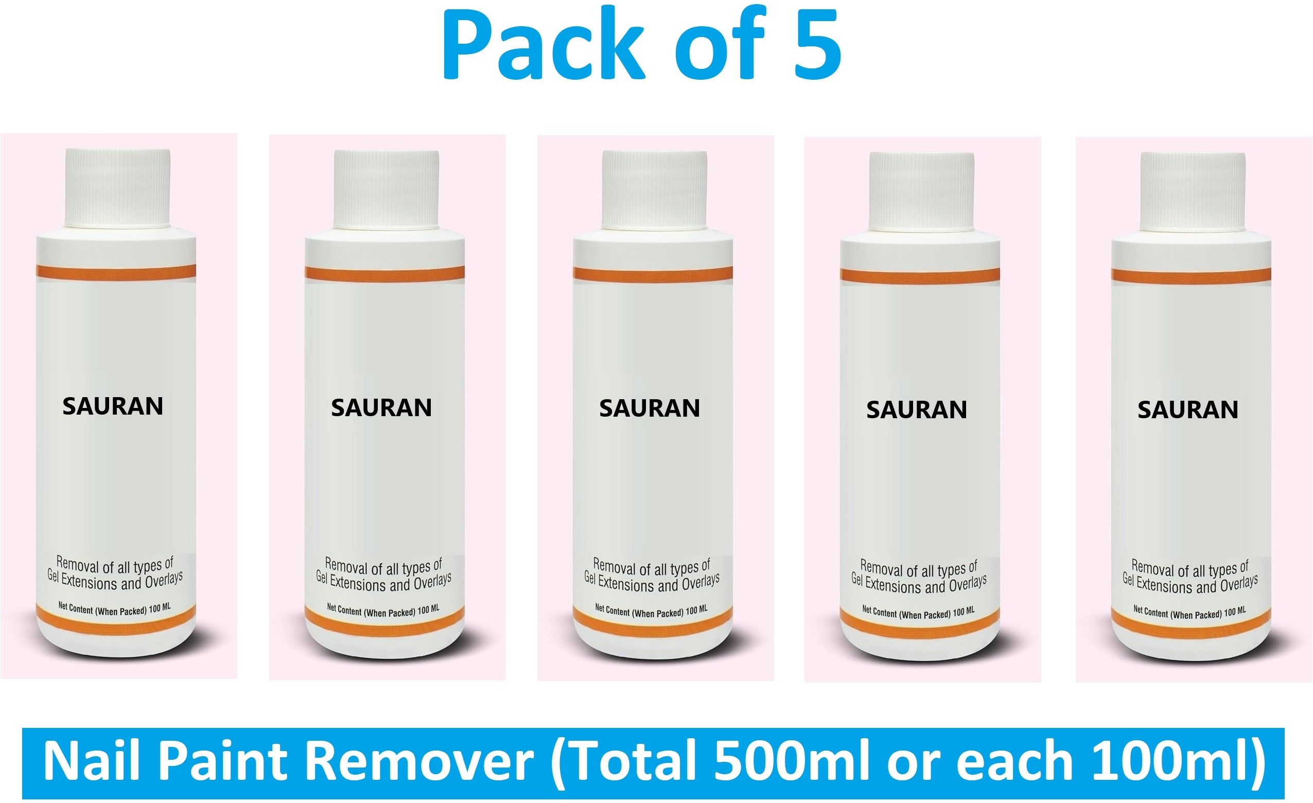 sauran Pack of 5 Nail Paint Remover (NPM27.3)-picture-41