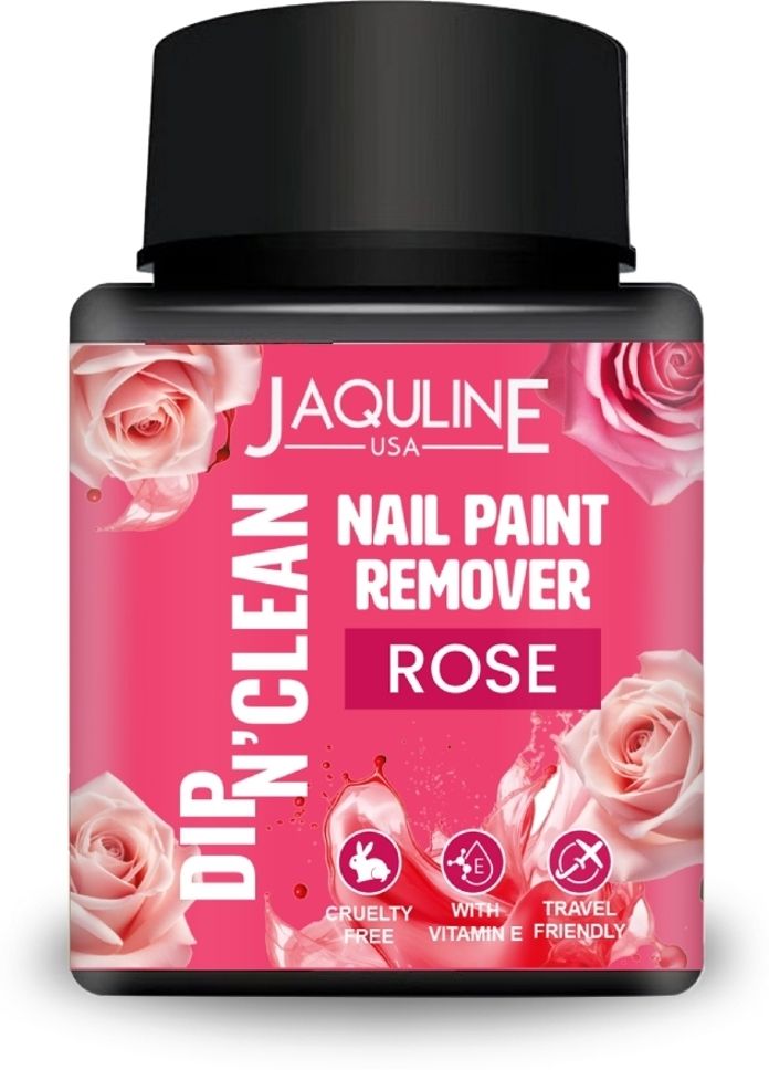 jaquline usa Dip N' Clean NailPolish Remover - Rose-picture-18