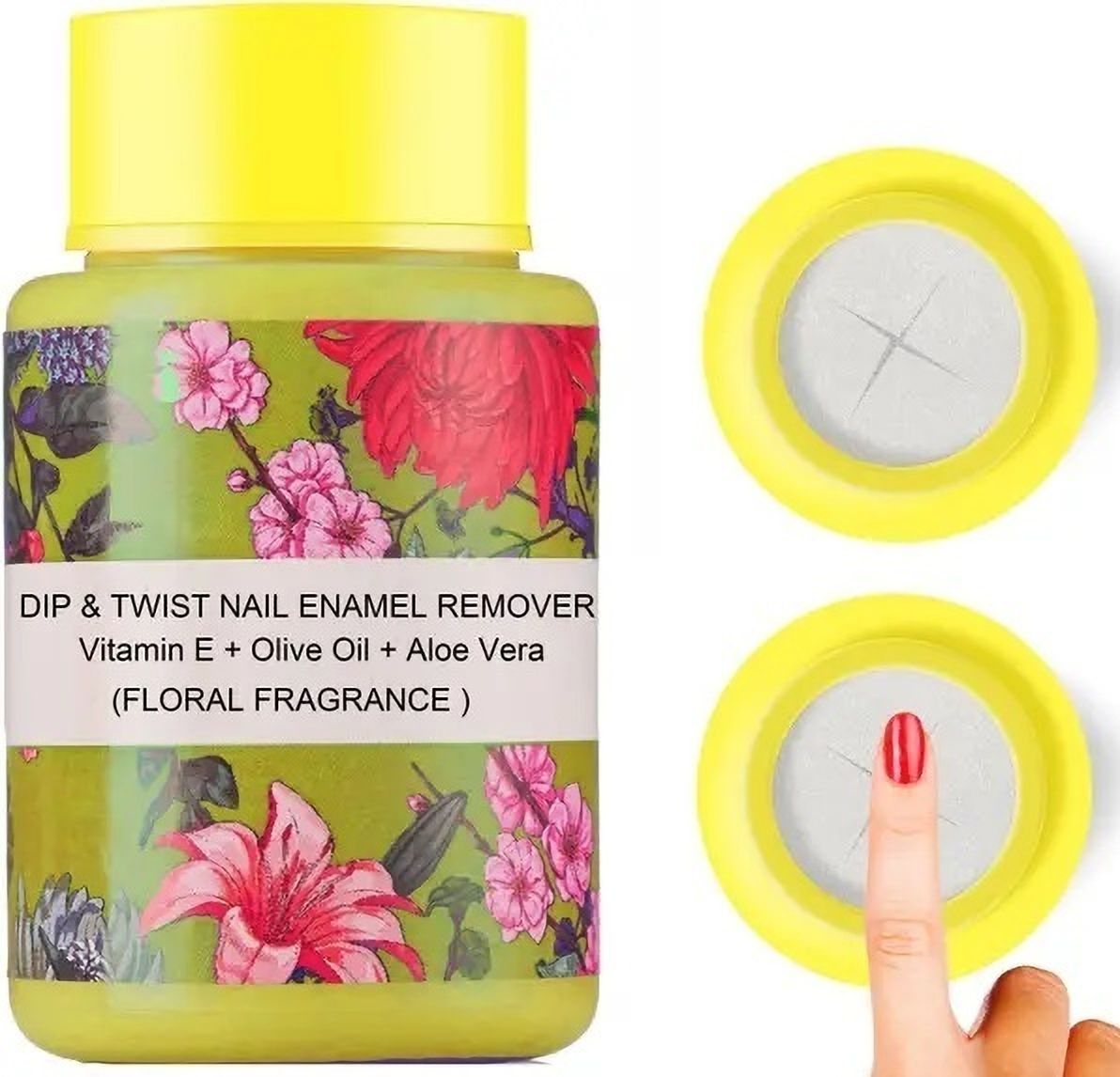 Dip & Twist Nail Paint Remover Sponge-yellow-image-31