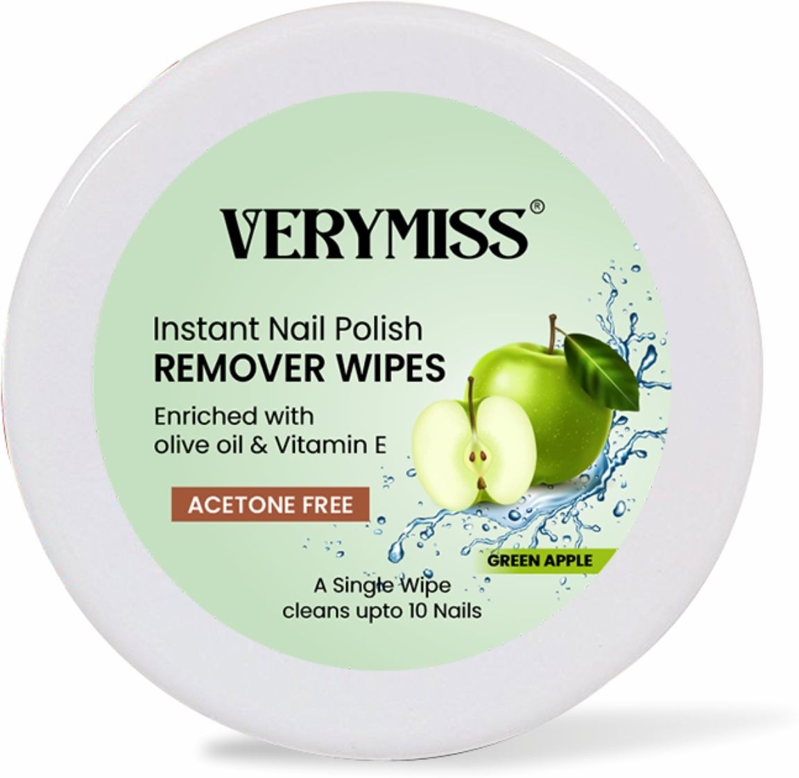 Nail Polish Remover Wipes I Acetone Free | Vitamin E