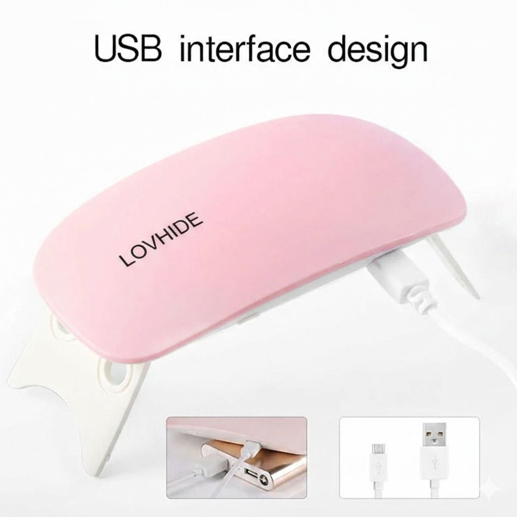 High Speed 6W UV LED Nail Dryer for Gel Polish with USB Power Nail Polish Dryer
