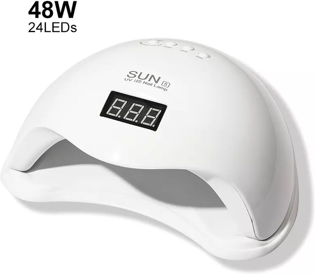 48W SUN5 Professional 24 LED Nail Lamp for Nail Gel Polish Dryer UVLamp Nail Art Nail Polish Dryer-image-19
