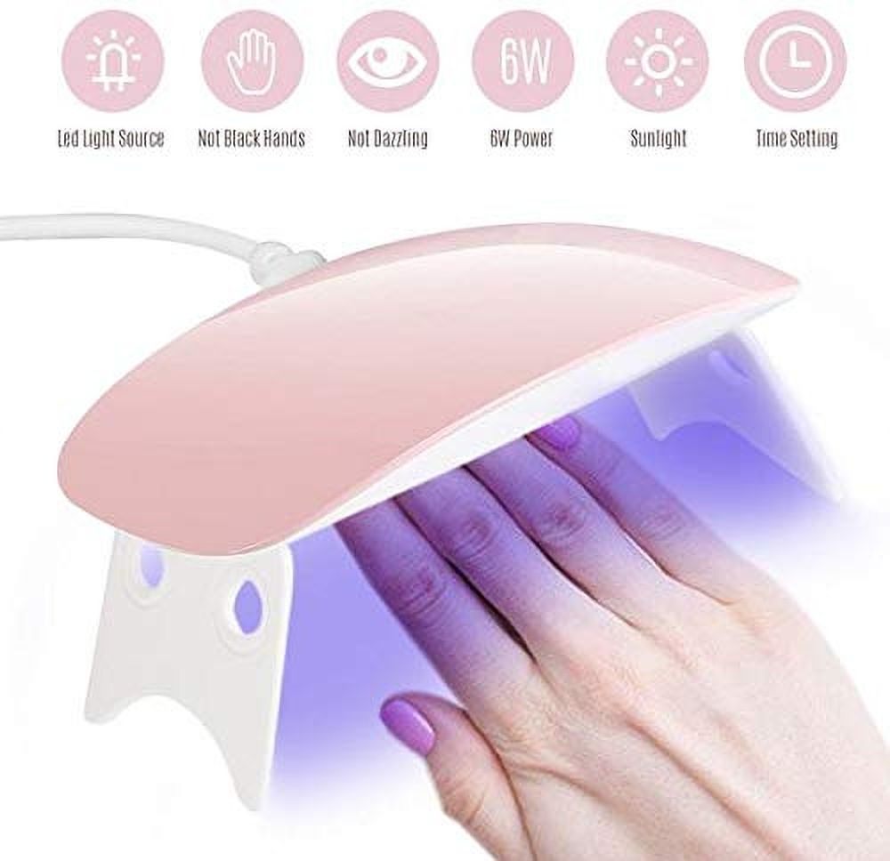 Nail Lampn UV Nail Dryer Gel Nail Polish Art Tool SUN Mini Nail Dryer 6W UV Gel Nail Polish Dryer