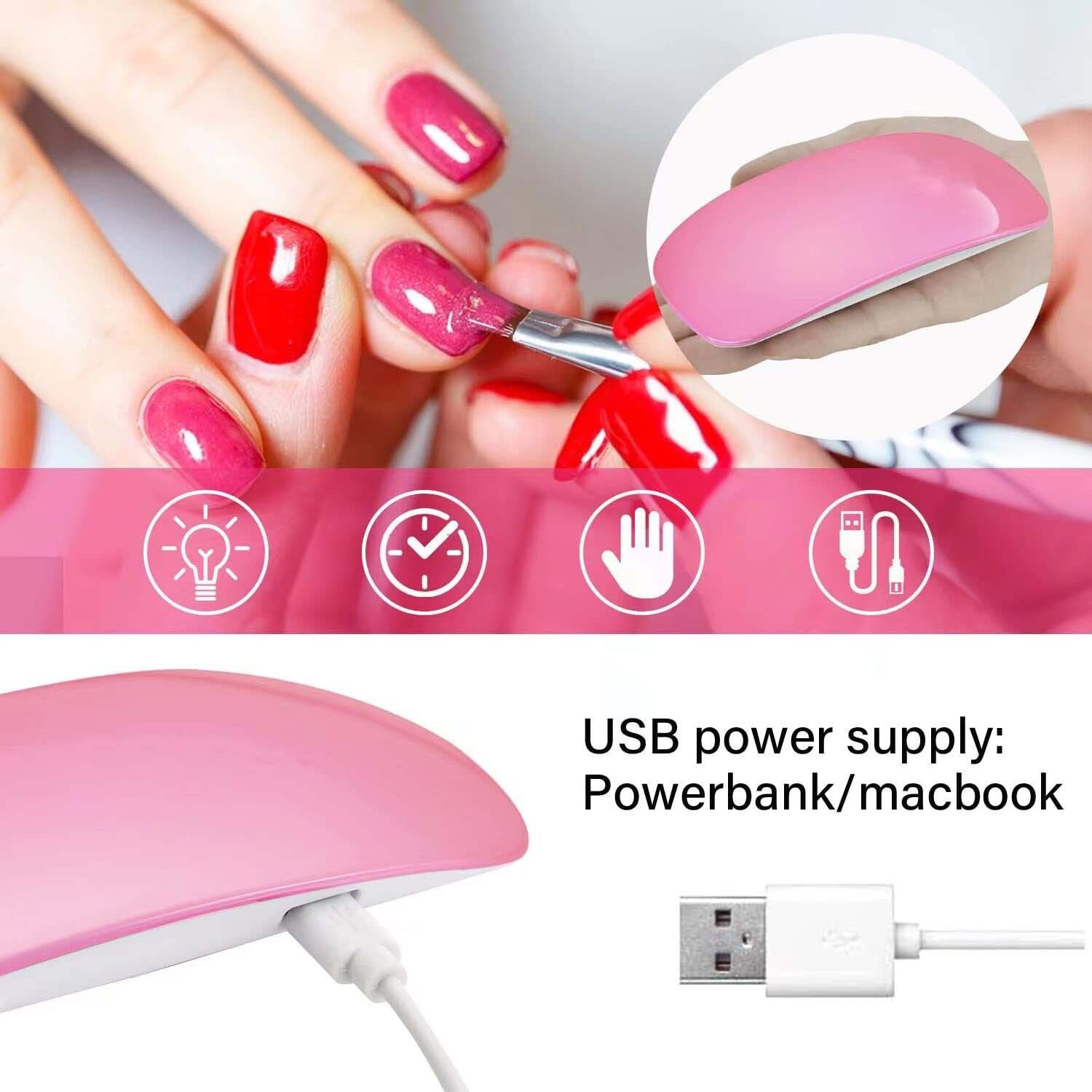Nail Lamp Nail Gel Polish Dryer Led Dual Light UV LED Lamps Nail Polish Dryer Nail Polish Dryer-image-47