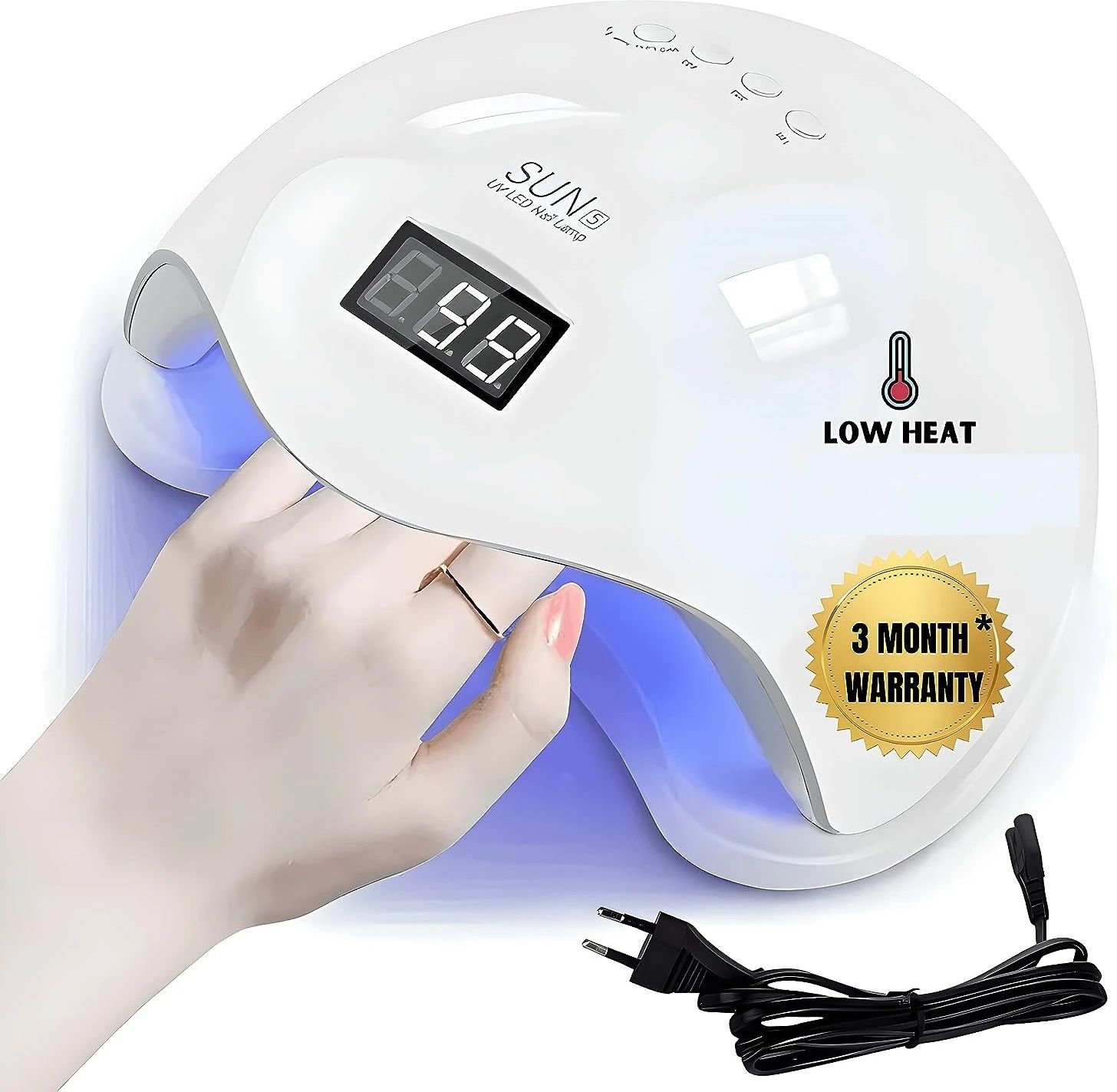 3-in-1 Gel Nail Polish Uv Light Lamp,Nail Dryer Machine,Nail Paint Dryer Machine Nail Polish Dryer