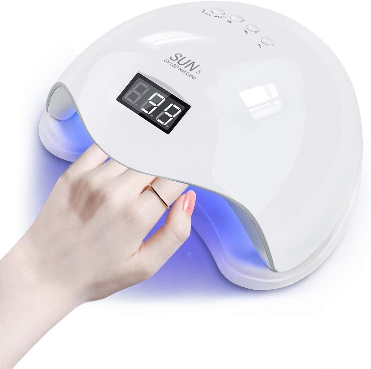 48W LED UV Gel Nail Polish Dryer Machine with Detachable Base & Auto Sensor Nail Polish Dryer-image-15