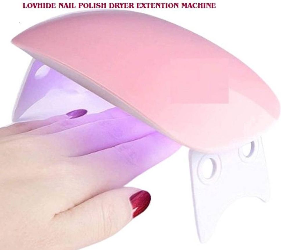 Compact UV LED Nail Curing Lamp with Foldable Body for Gel Polish Use Nail Polish Dryer