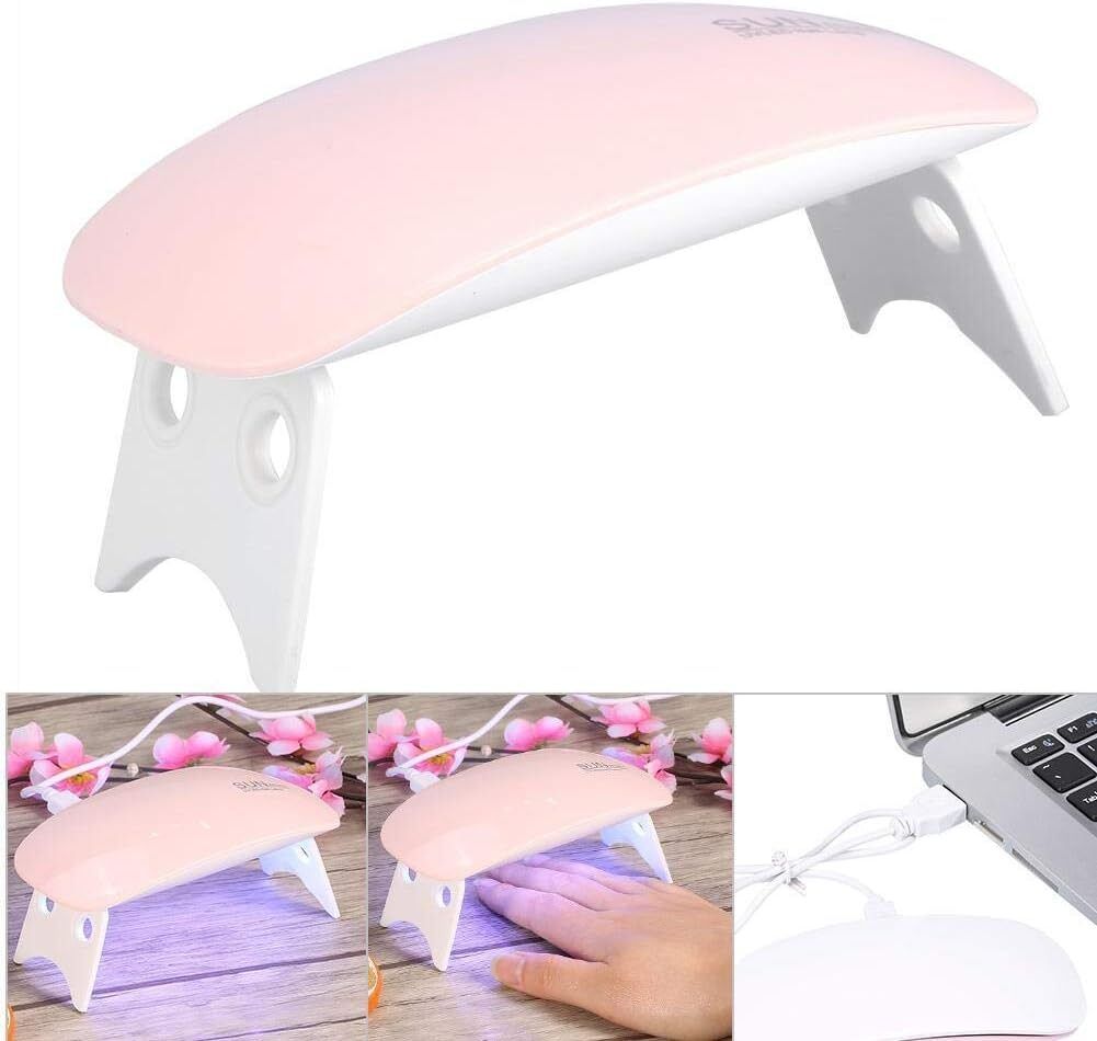 Mini USB UV Sun Dryer Gel Nail Polish Art Curing LED Lamp Portable Manicure Nail Polish Dryer-image-6