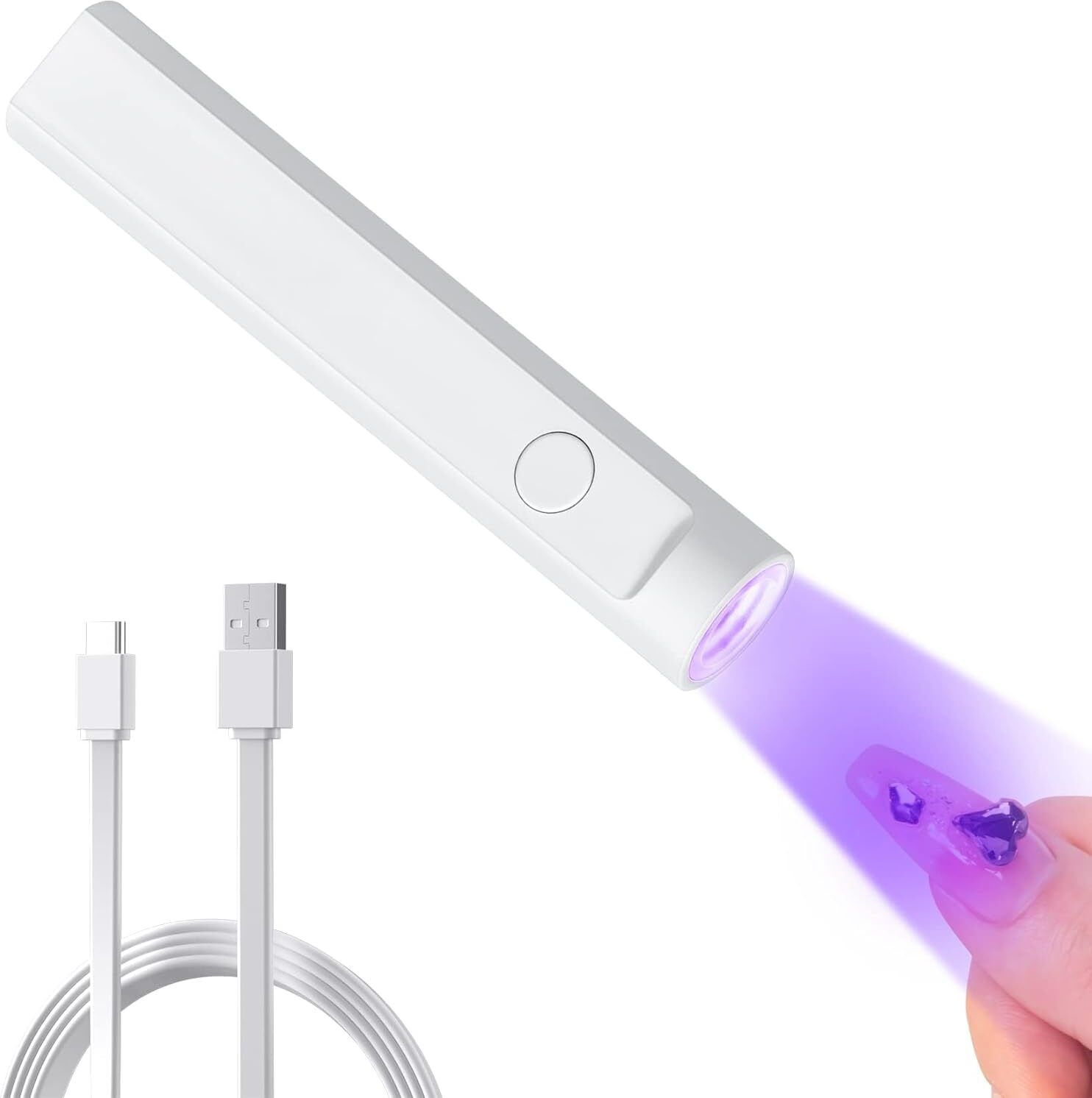 Mini UV Nail Lamp LED Pen Shape Nail Dryer for Gel Nails & Resin Curing Nail Polish Dryer