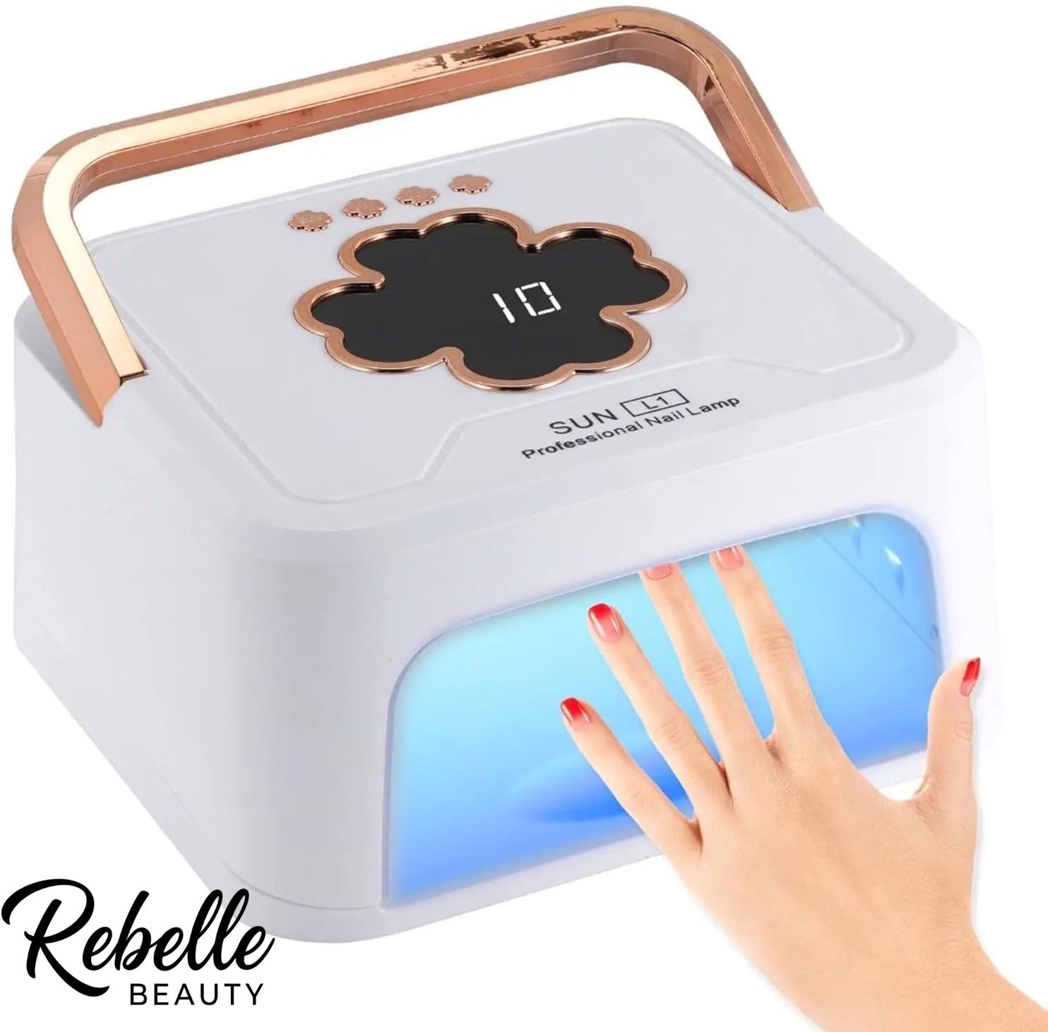 4-in-1 Professionl 228W High Quality Smart LCD French UVGel Nail Polish Dryer-image-1