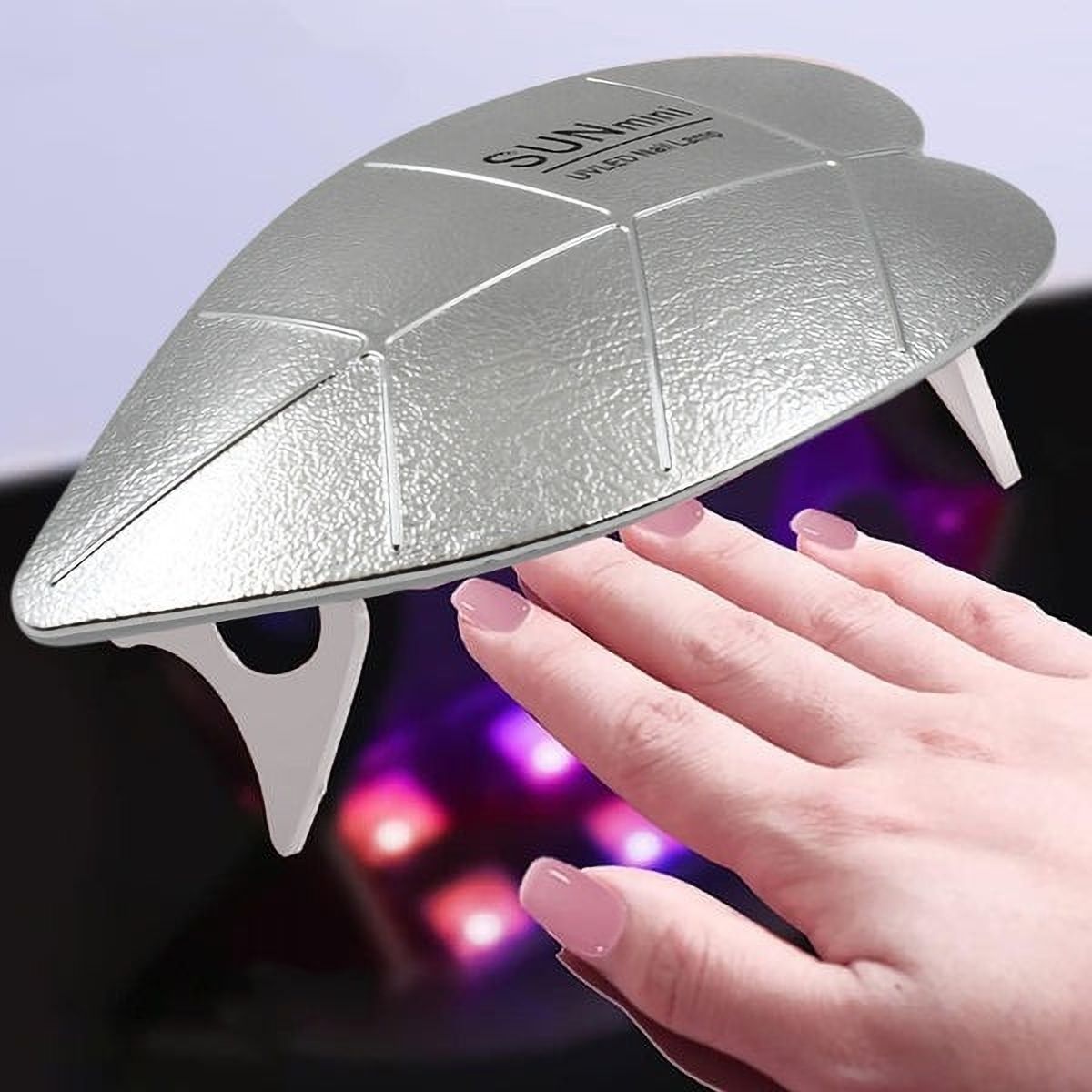 Mini Nail Lamp 6W UV LED Dryer – Compact USB Gel Polish Nail Dryer Nail Polish Dryer