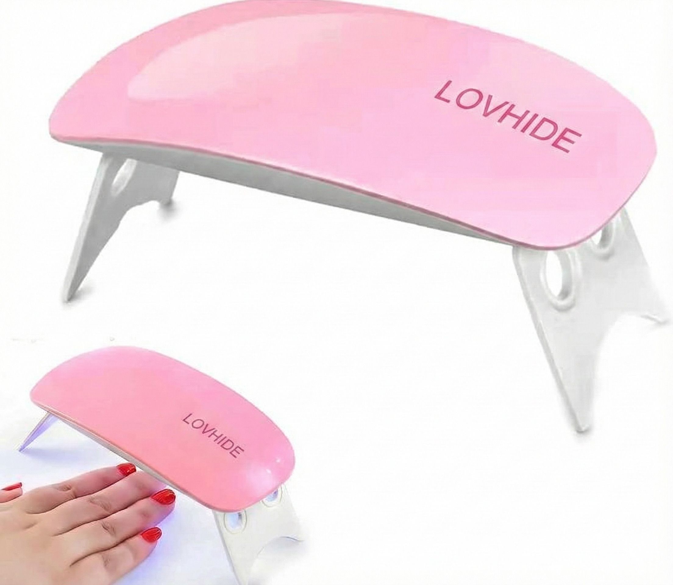 Mini UV LED Nail Drying Lamp with Foldable Design for Gel Polish Curing Nail Polish Dryer