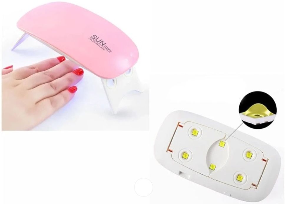 Uv Machine for Resin, Mini LED Curing Lamp Light Portable for Gel Based Polishes Nail Polish Dryer