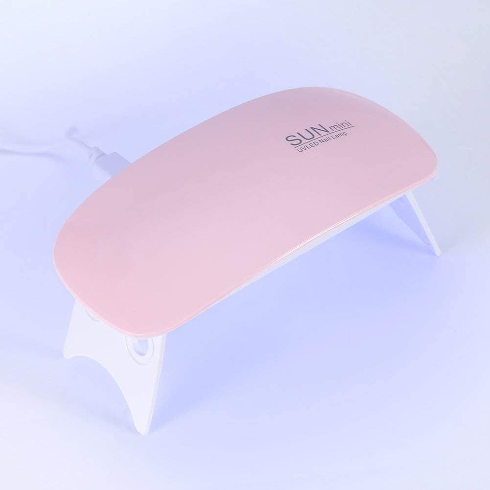 vutraders Nail Dryer Lamp Mini, 6W LED UV Portable Nail Dryer Curing Lamp Light for Gel Nail Polish Dryer-picture-4