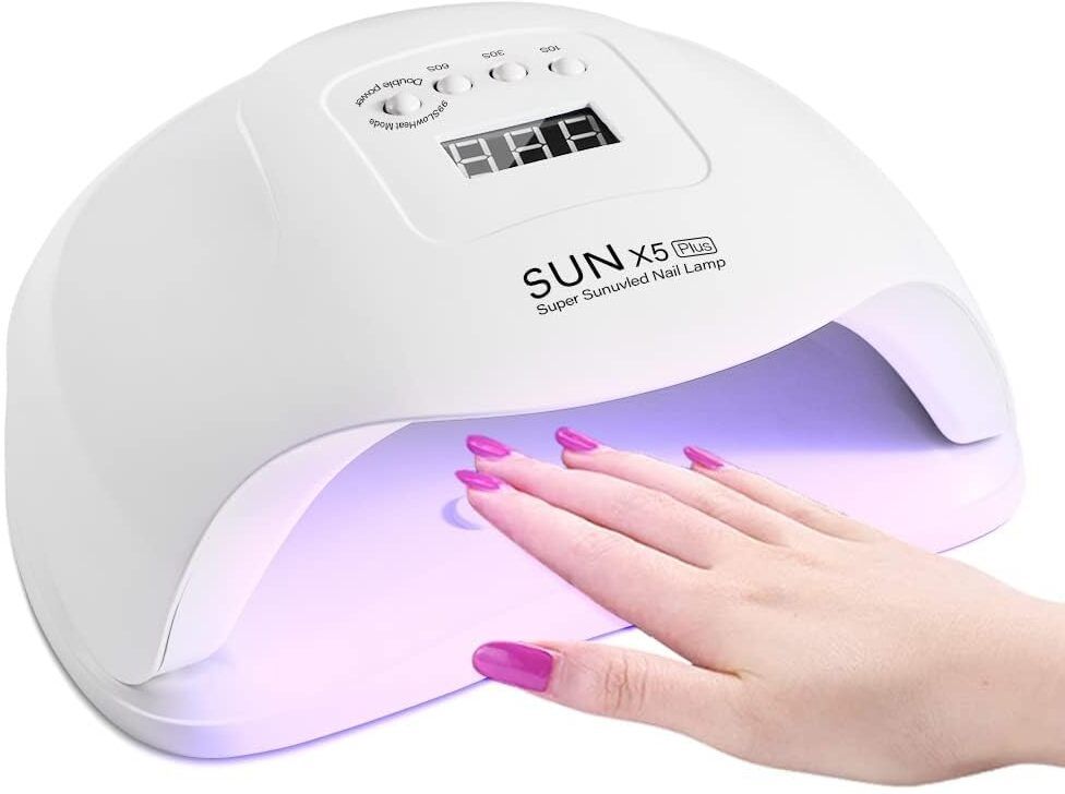 Polish Curing UV Light With 4 Timers Presets,Automatic Sensor for Gels Nail Polish Dryer