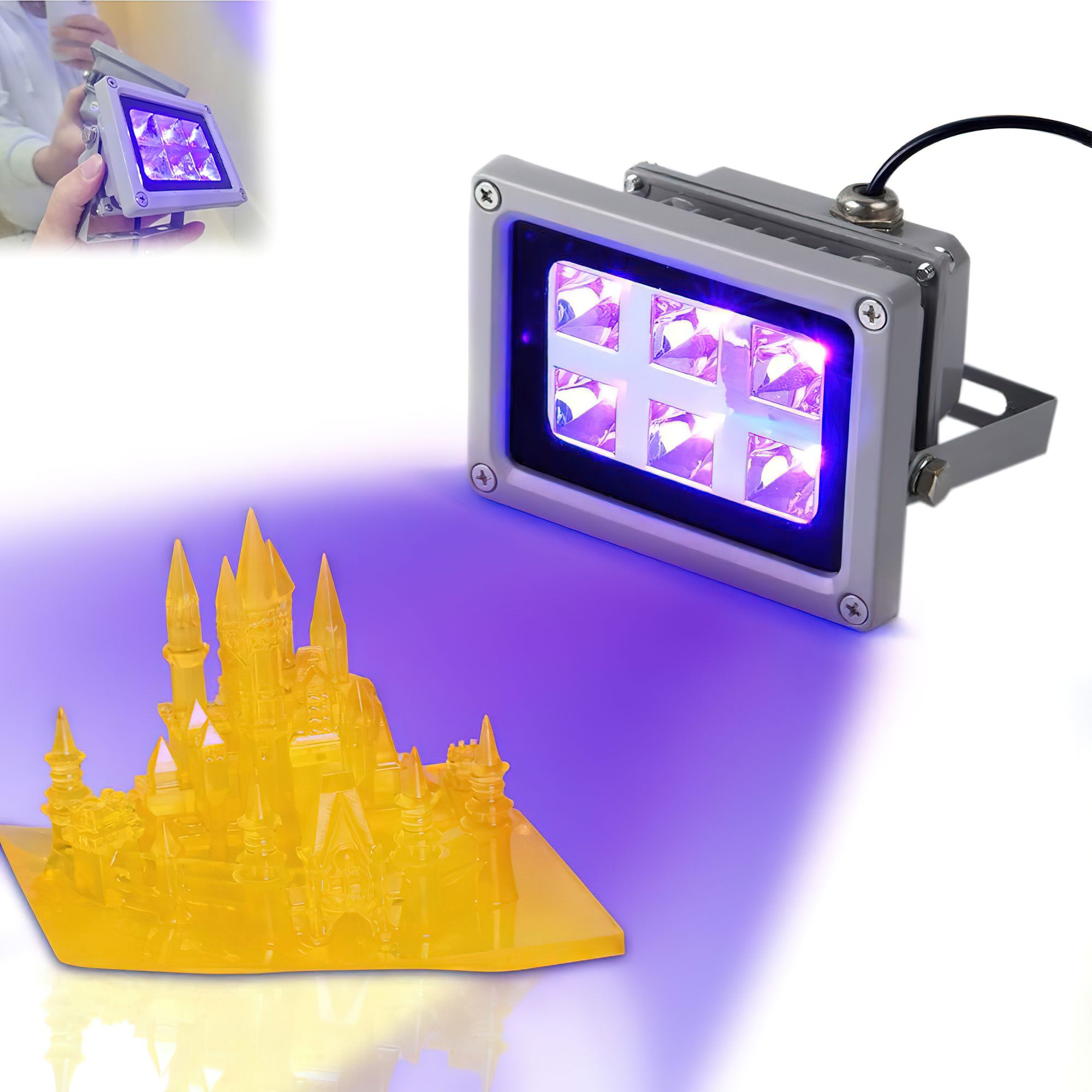 UV Light for Resin Art, UV Curing Lights, 3D LED Nail Paint Dryer Machine Nail Polish Dryer-image-37