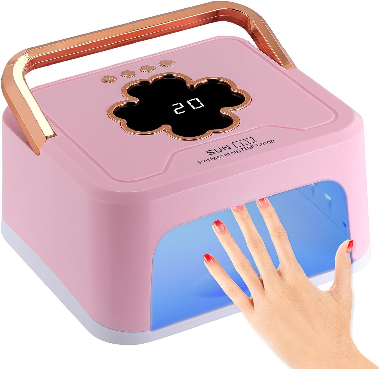 Nail Lamp,Gel Nail Polish UV Light for Nails 228W UV Dryer Nail Polish Dryer-image-0