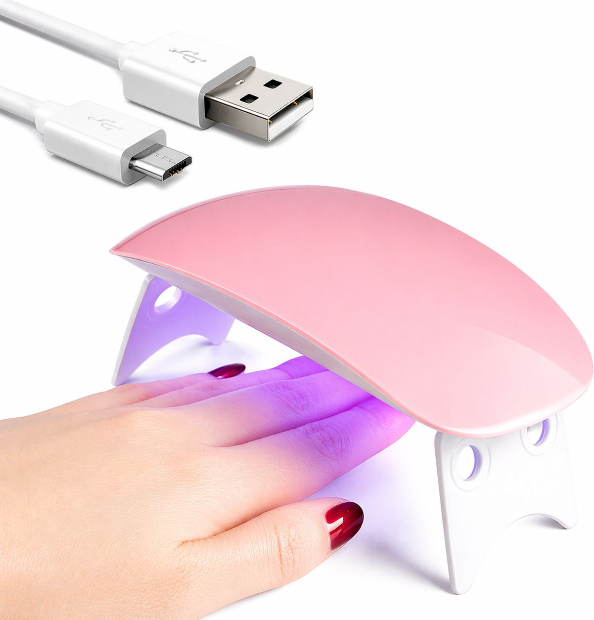 Compact USB UV LED Nail Dryer Lamp For Gel Nails Salon And Home Use Nail Polish Dryer-image-31