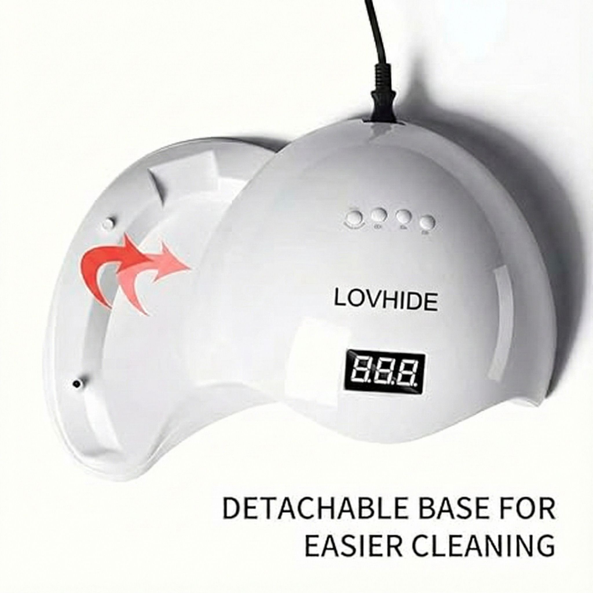 LED Nail Lamp for Gel Polish Fast Drying with Even Curing Performance Nail Polish Dryer-image-24
