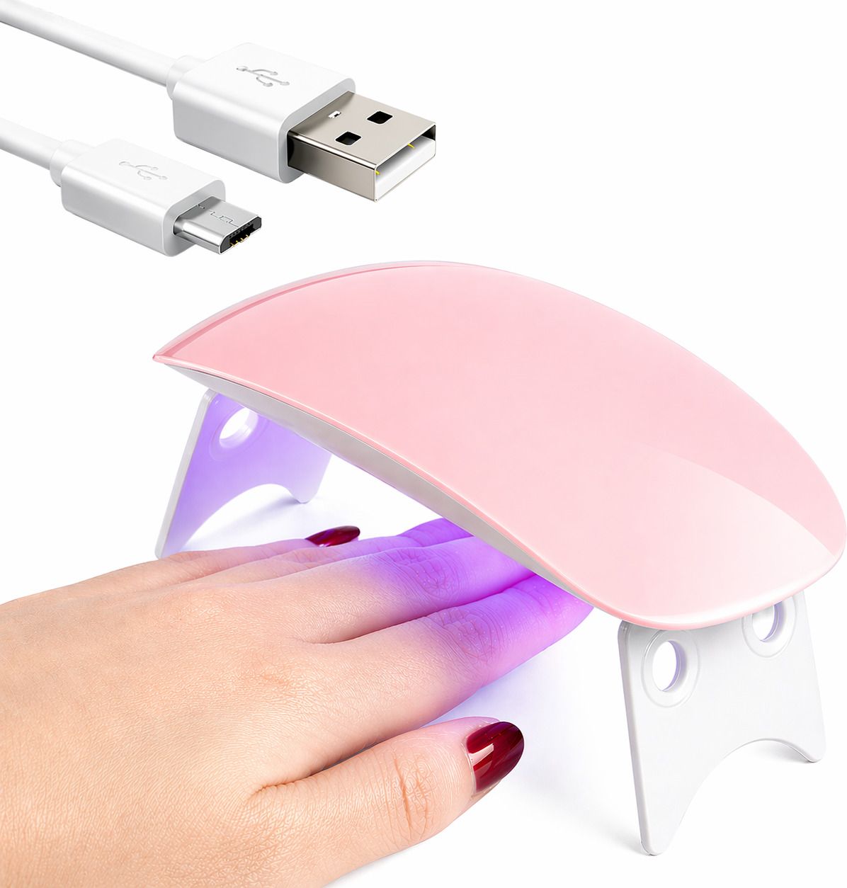 Foldable USB UV LED Nail Dryer Lamp For Fast Gel Nail Curing Light Nail Polish Dryer-image-36