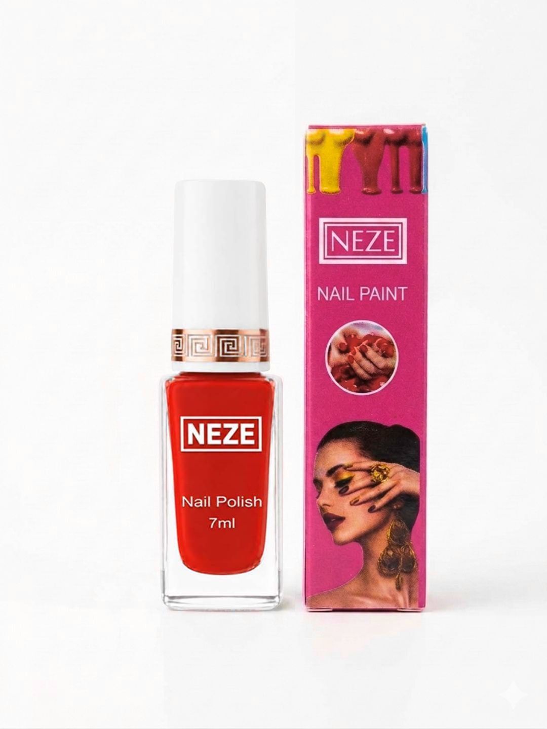 neze Nail polish Red Quick-dry, Long Lasting, Glossy Finish Red-picture-12
