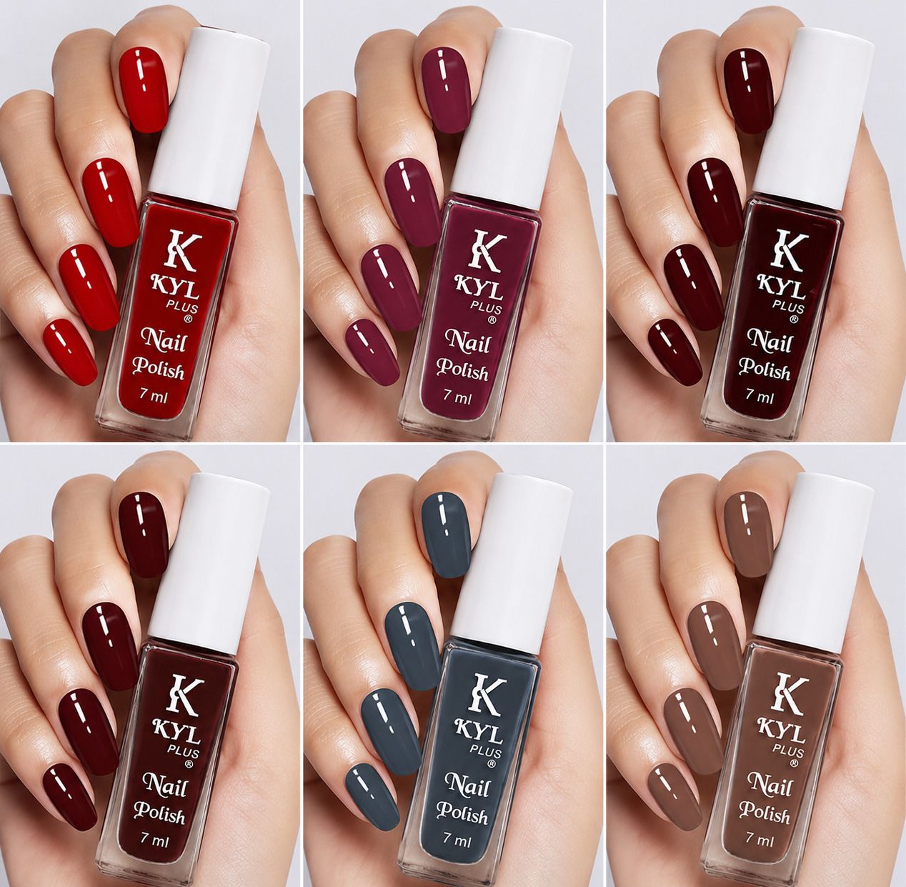 k.y.l.plus Nail Paint Set of 6 Multicolor-picture-14