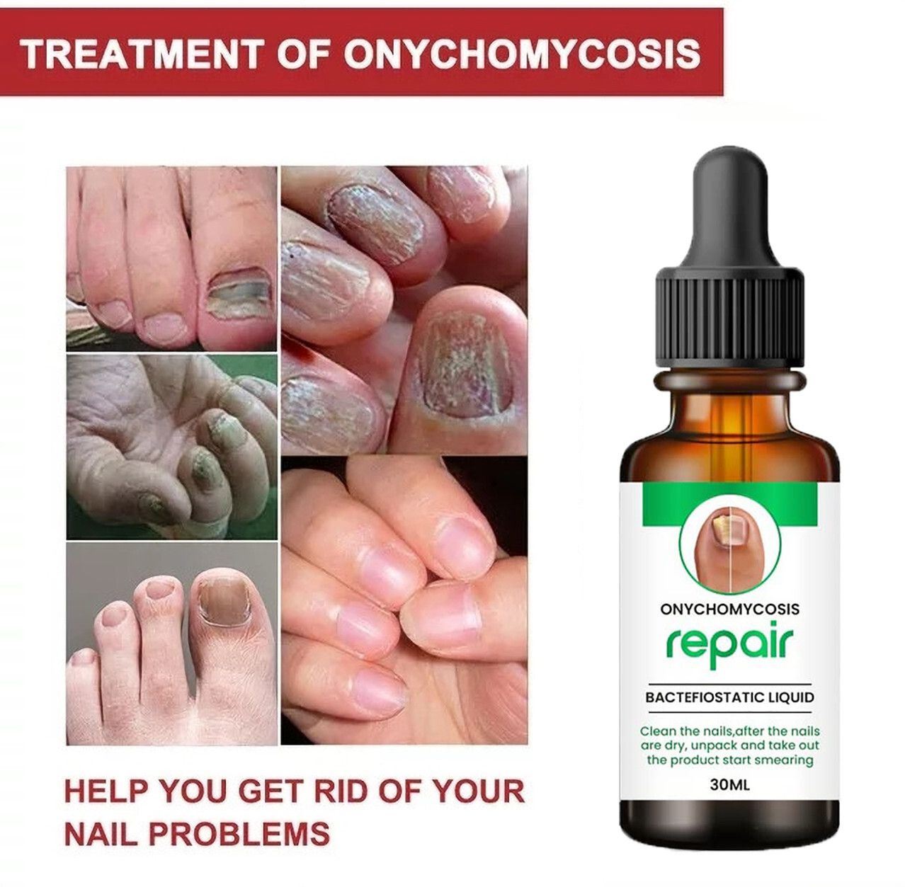 Nail Serum Boost Nail Growth, Strong & Repair Nails clear