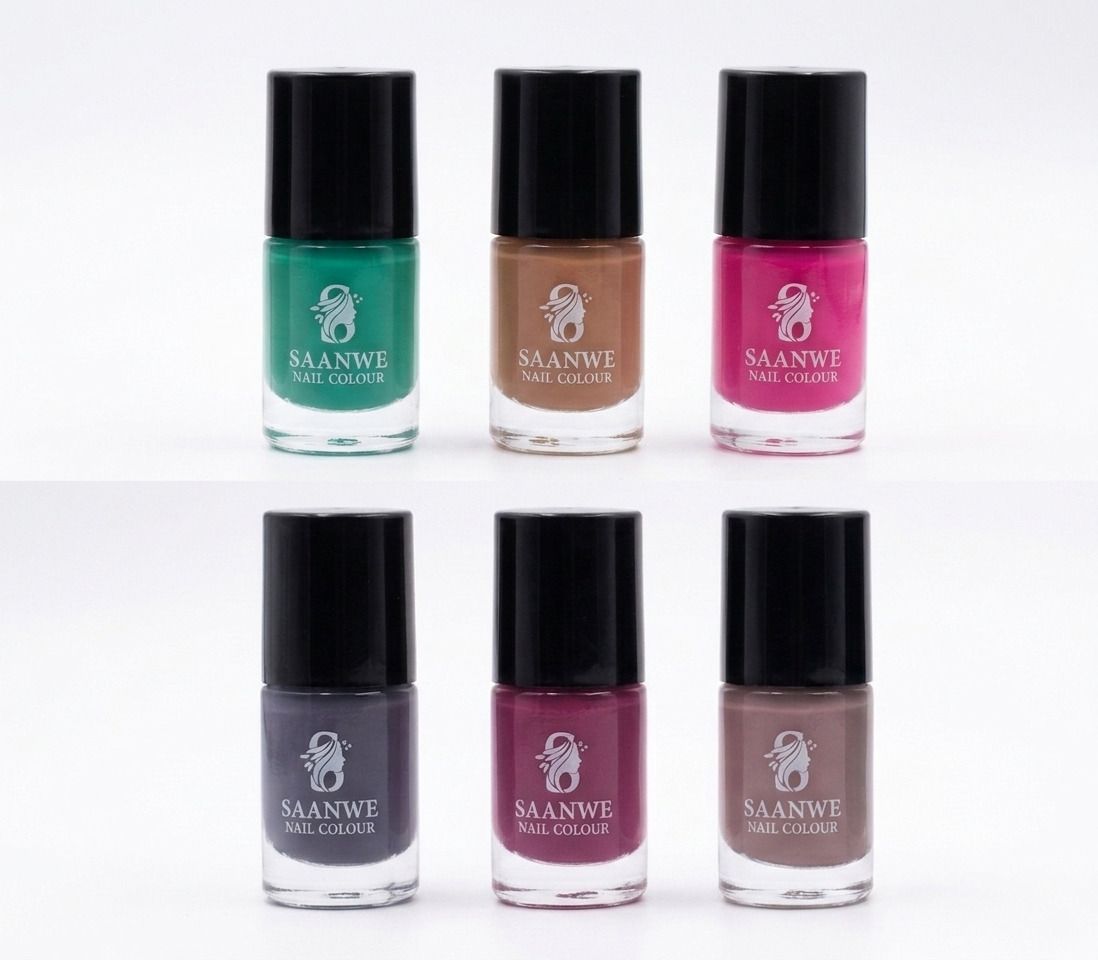 saanwe Ultimate Nail Care & Polish Combo pack of 6 Multiple-picture-25