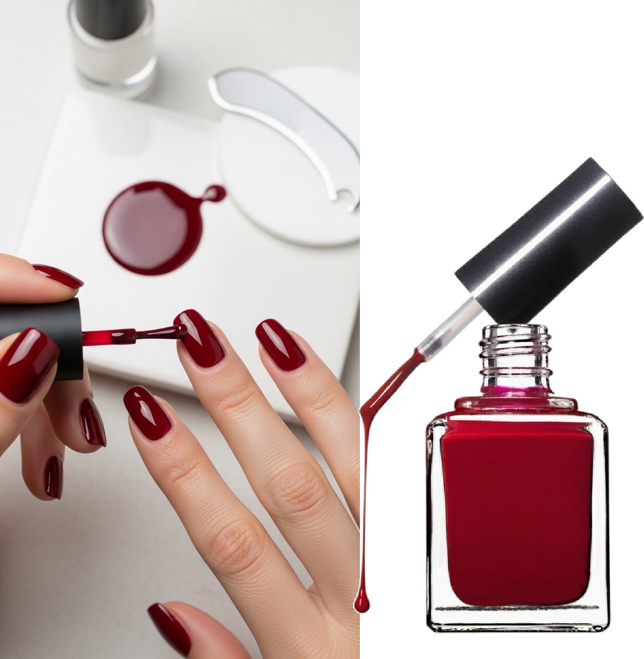 Luxury Look Red Nail Paint | High Gloss Nail Color For Trendy Fashion Style RED-image-17