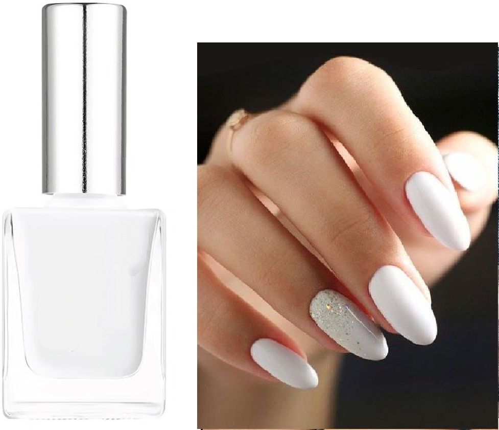 gabbu Easy to Apply & Quick Drying,Professional White Nail Paint/ White-picture-25