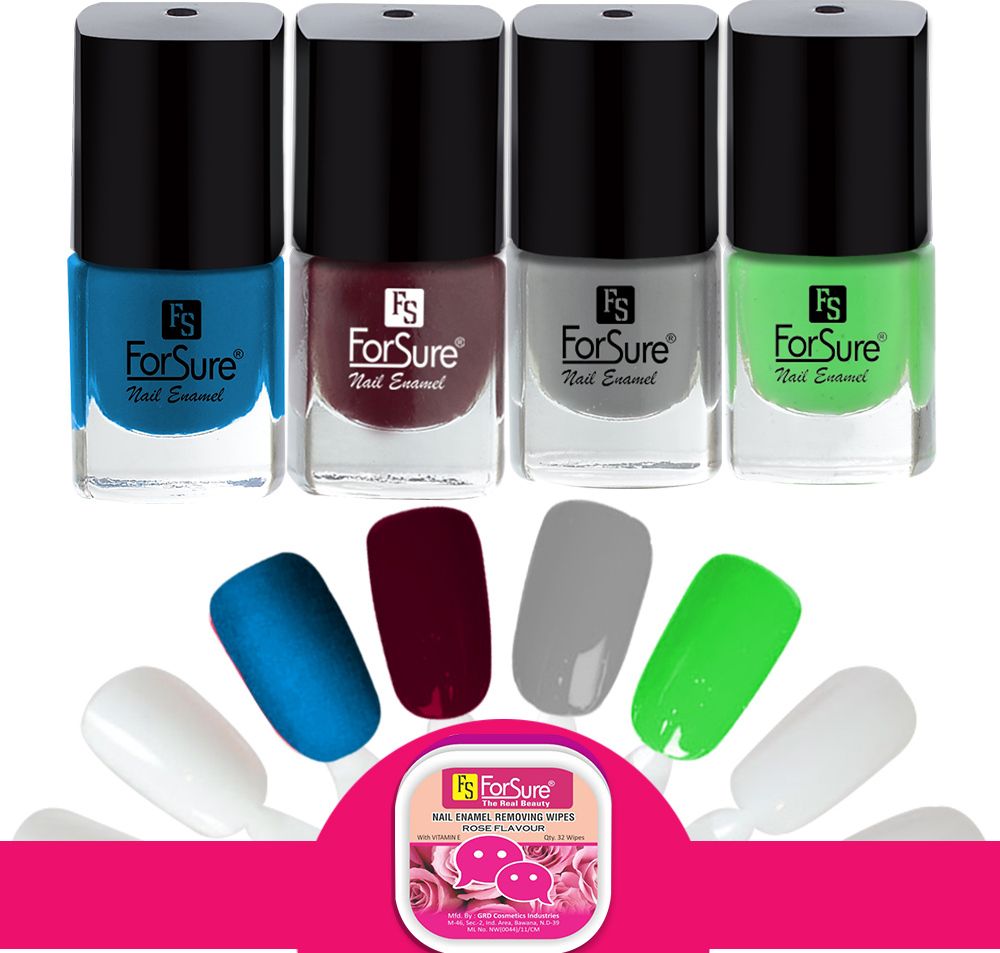forsure Trendy Premium Quick Dry Gel Nail Polish Nail Art Combo Pack (5ml Each)-picture-15