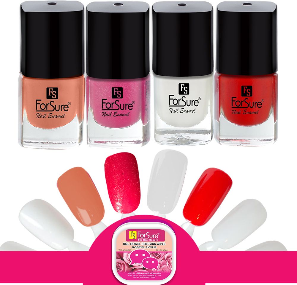 forsure Trendy Premium Quick Dry Gel Nail Polish Nail Art Combo Pack (5ml Each)-picture-38