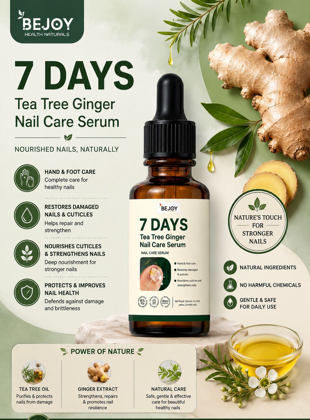 bejoy Herbal Nail Repair Serum with Tea Tree & Ginger 30ml OIL-picture-48