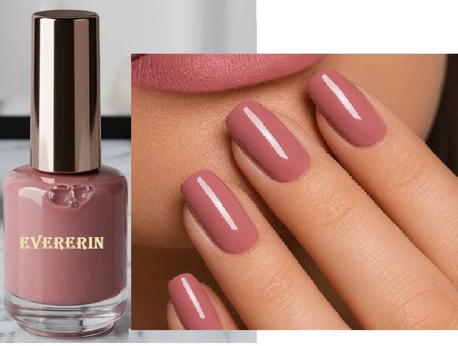 evererin Glossy Nail Paint – Long Wear & Fast Dry nude pink-picture-29