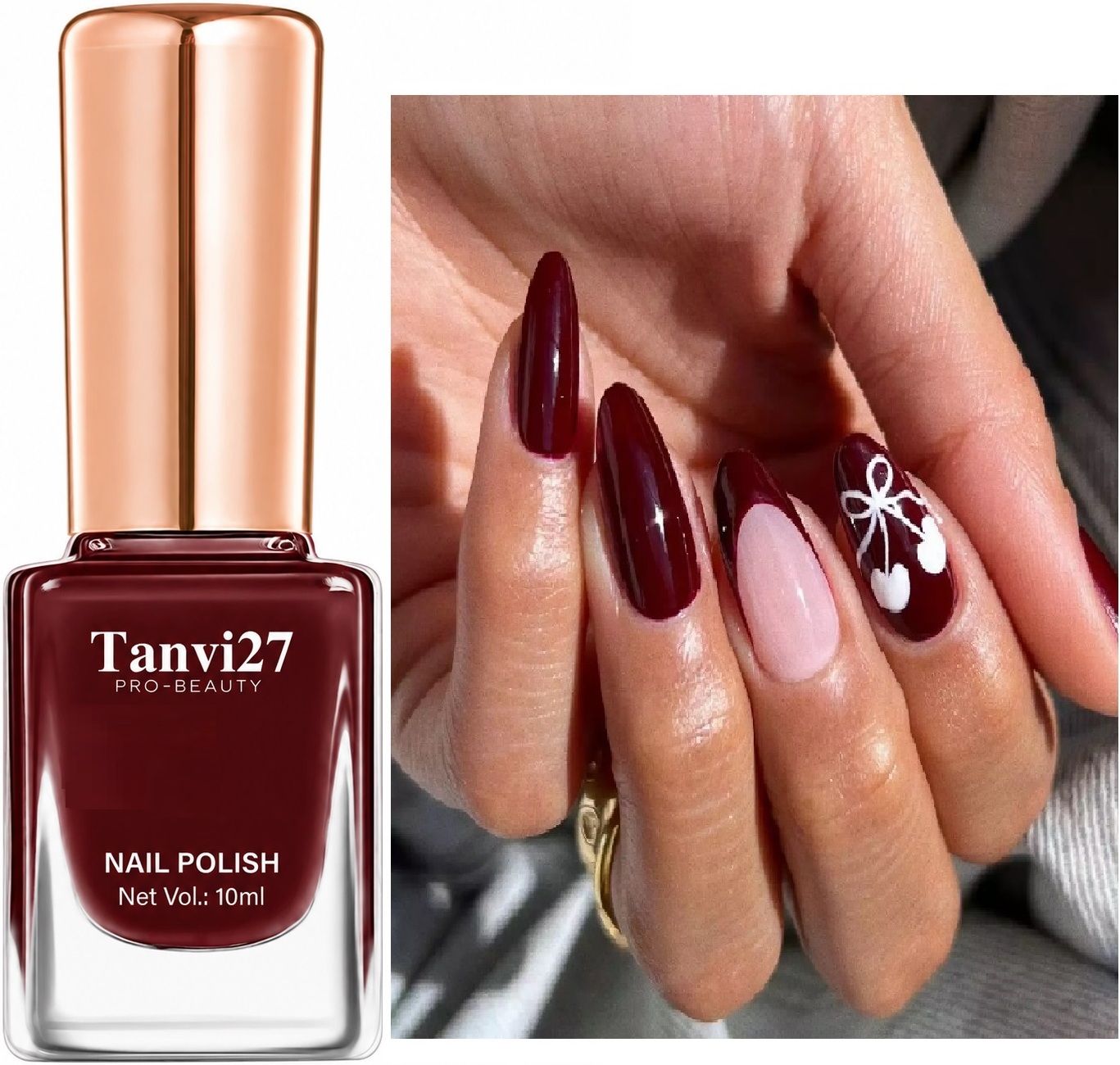 CLASSIC COLOR MAROON NAIL POLISH DEEP MAROON maroon-image-2