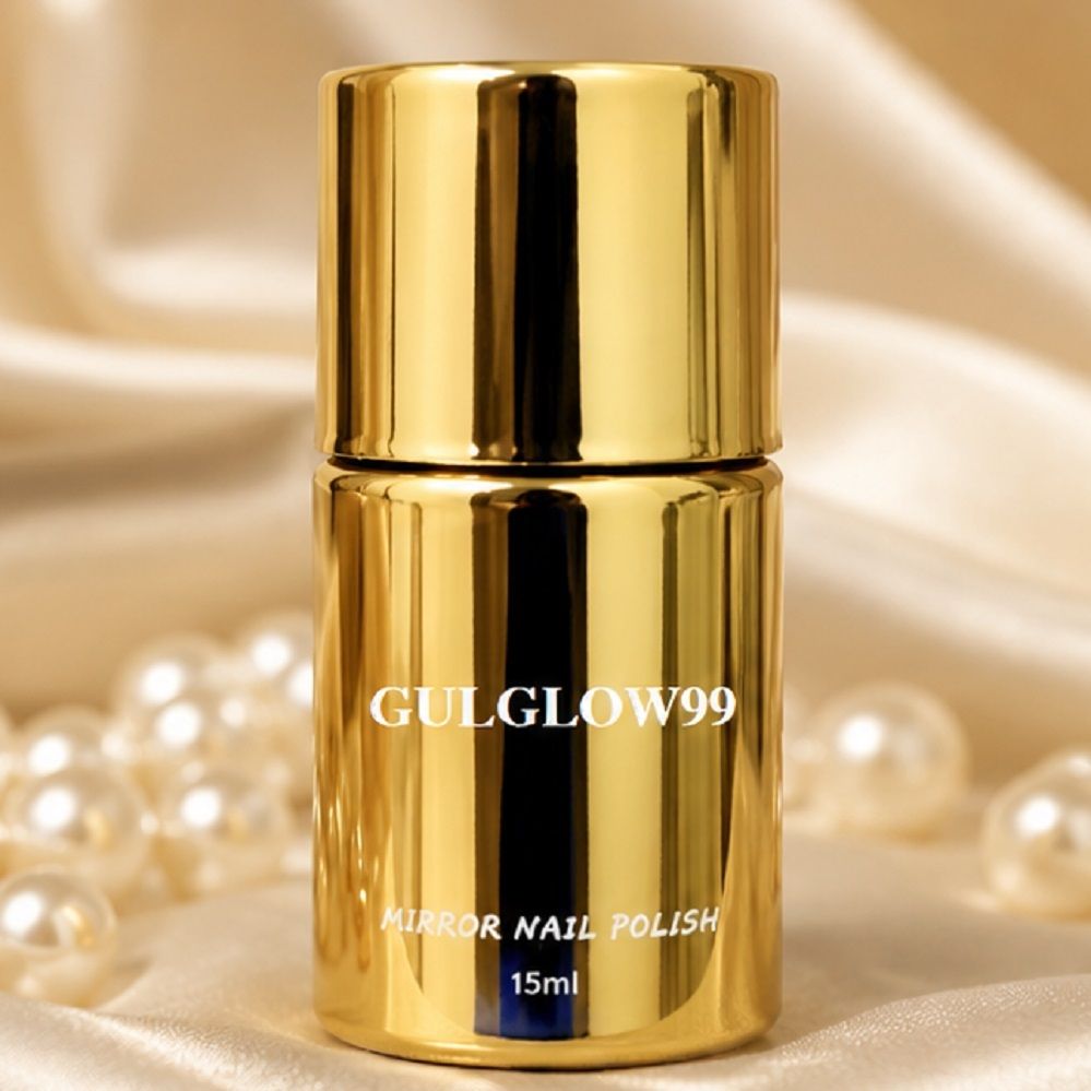 Metallic Shine Mirror Effect Chrome Nail paint GOLDEN-image-46
