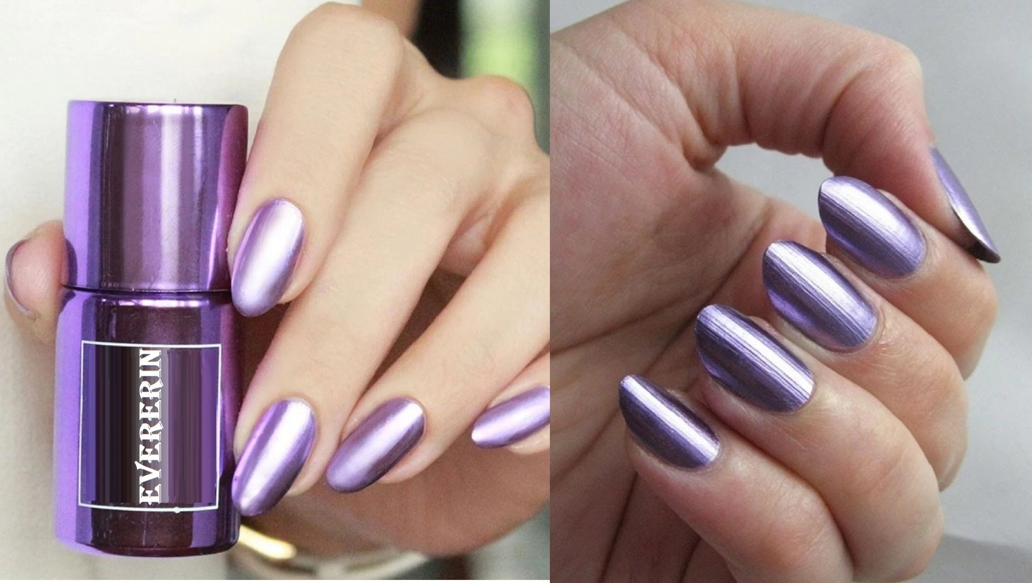 evererin Chrome Purple Nail Polish | Mirror Effect | Professional Finish purple-picture-31