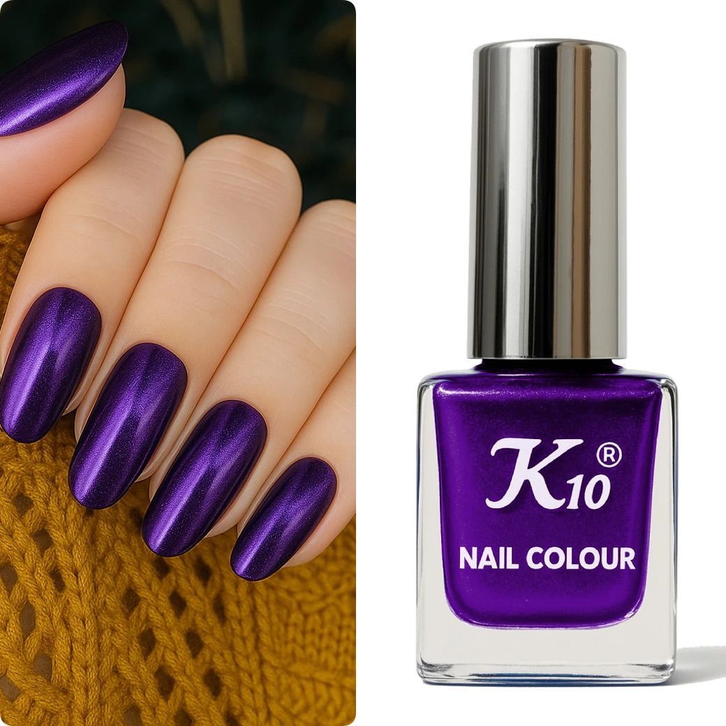 k10 New Unique Color Rich Paint HD Shine Pastel Color Nail Polish Purple-picture-40