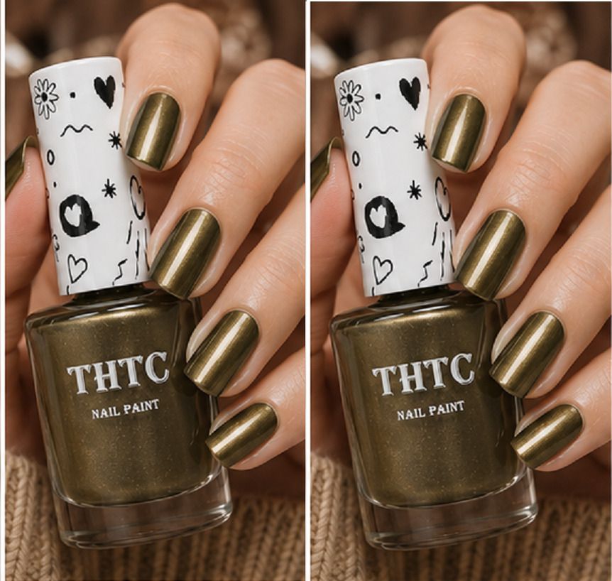 thtc Combo Quick Dry High Shine Color Mehndi nail paint Mehndi-picture-18