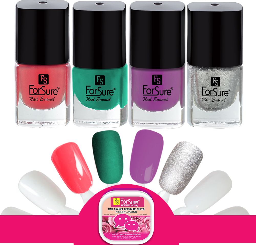 forsure Trendy Premium Quick Dry Gel Nail Polish Nail Art Combo Pack (5ml Each)-picture-18