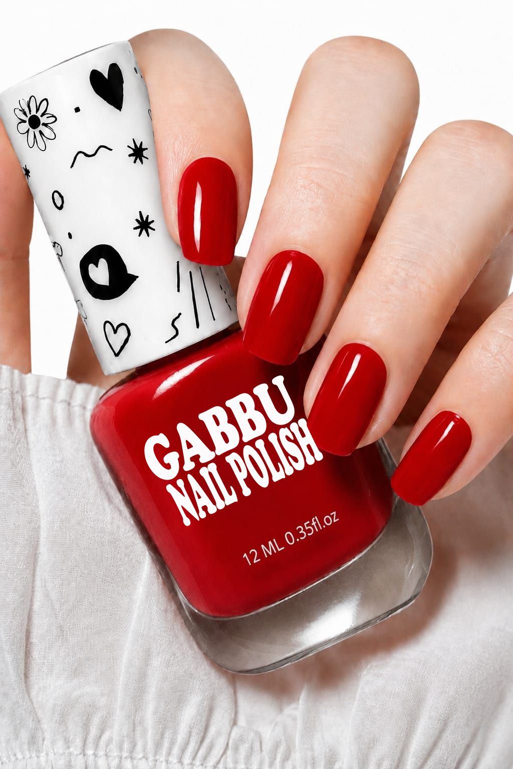 gabbu High Shine Smooth Finish Chip Resistant Nail Paint RED-picture-40