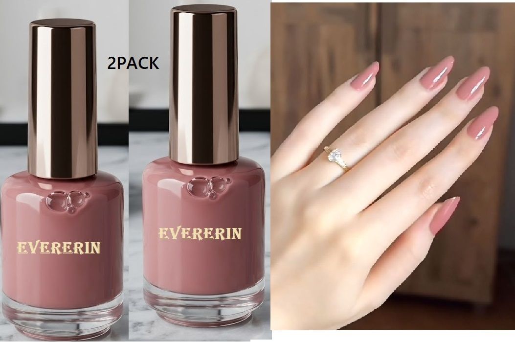 evererin Luxury Nail Polish – Intense Color & Glossy Look nude pink-picture-28