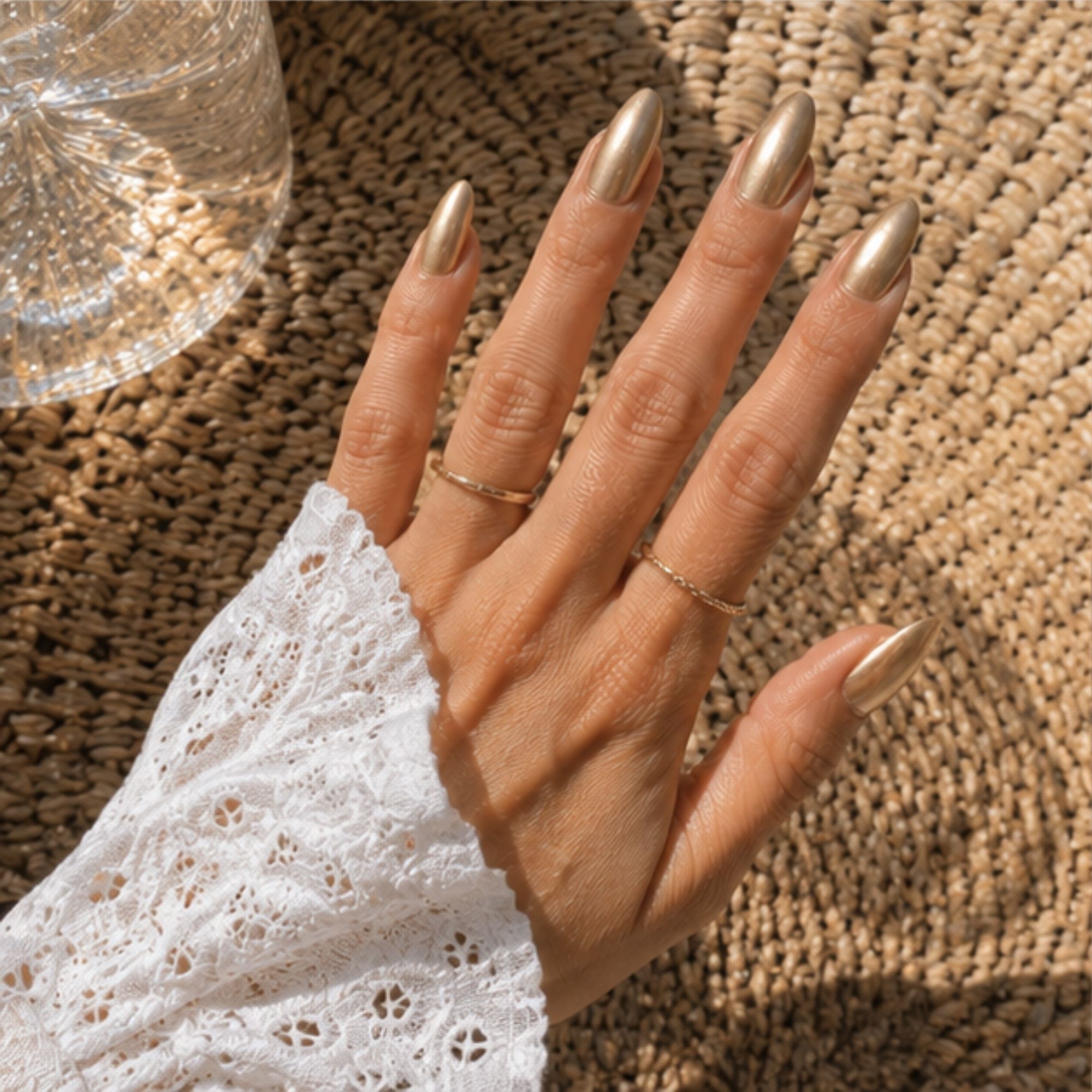 Nail Paint Golden Hour Nail Polish for Women Chrome Chemical Free Long Lasting Golden Hour Glossy Glitter Quick Dry Nail Polish-image-47