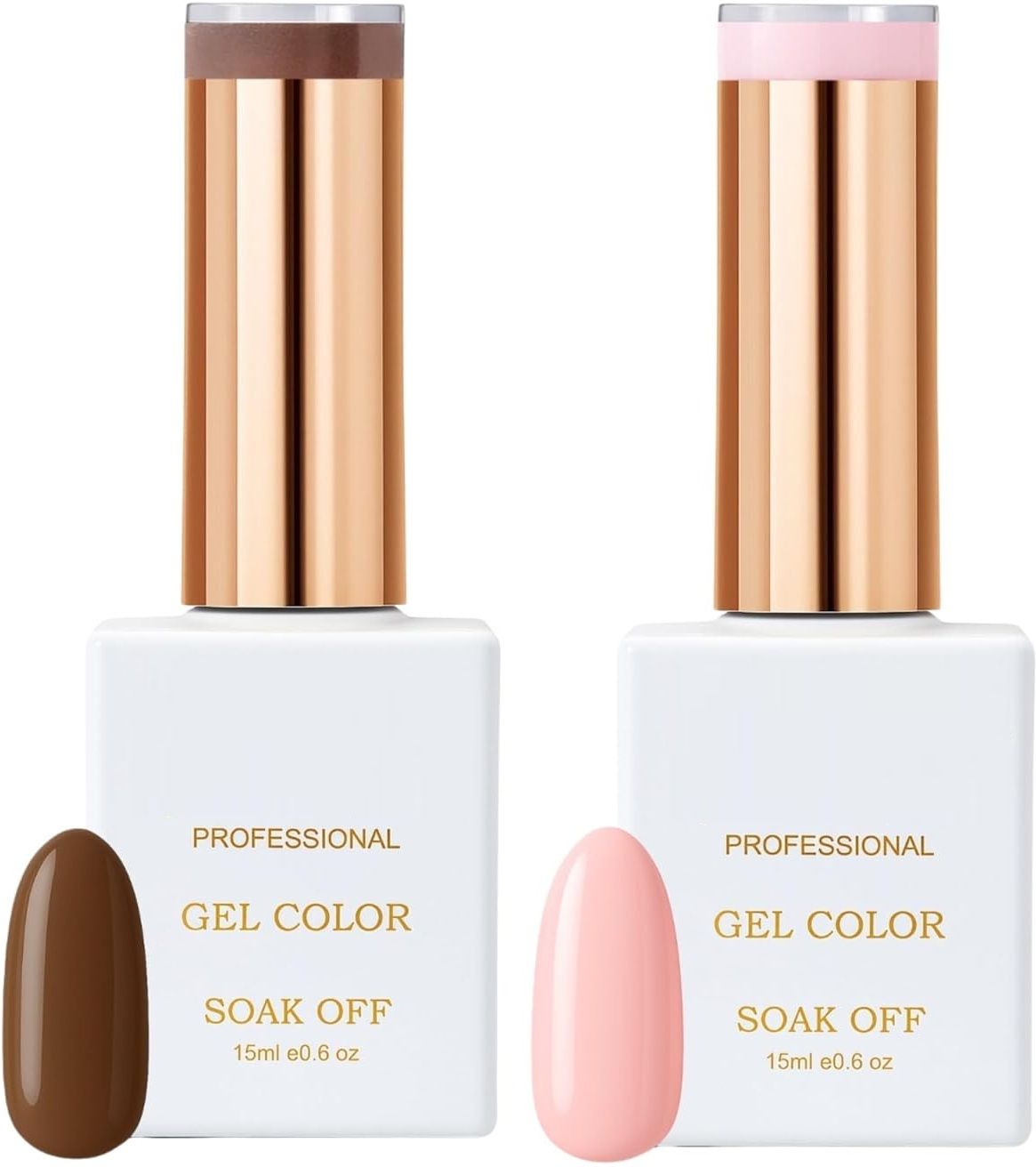 k.y.l.plus Professional UV Gel Nail Polish Set for Women Coffee Brown & Pink Coffee Brown-picture-31