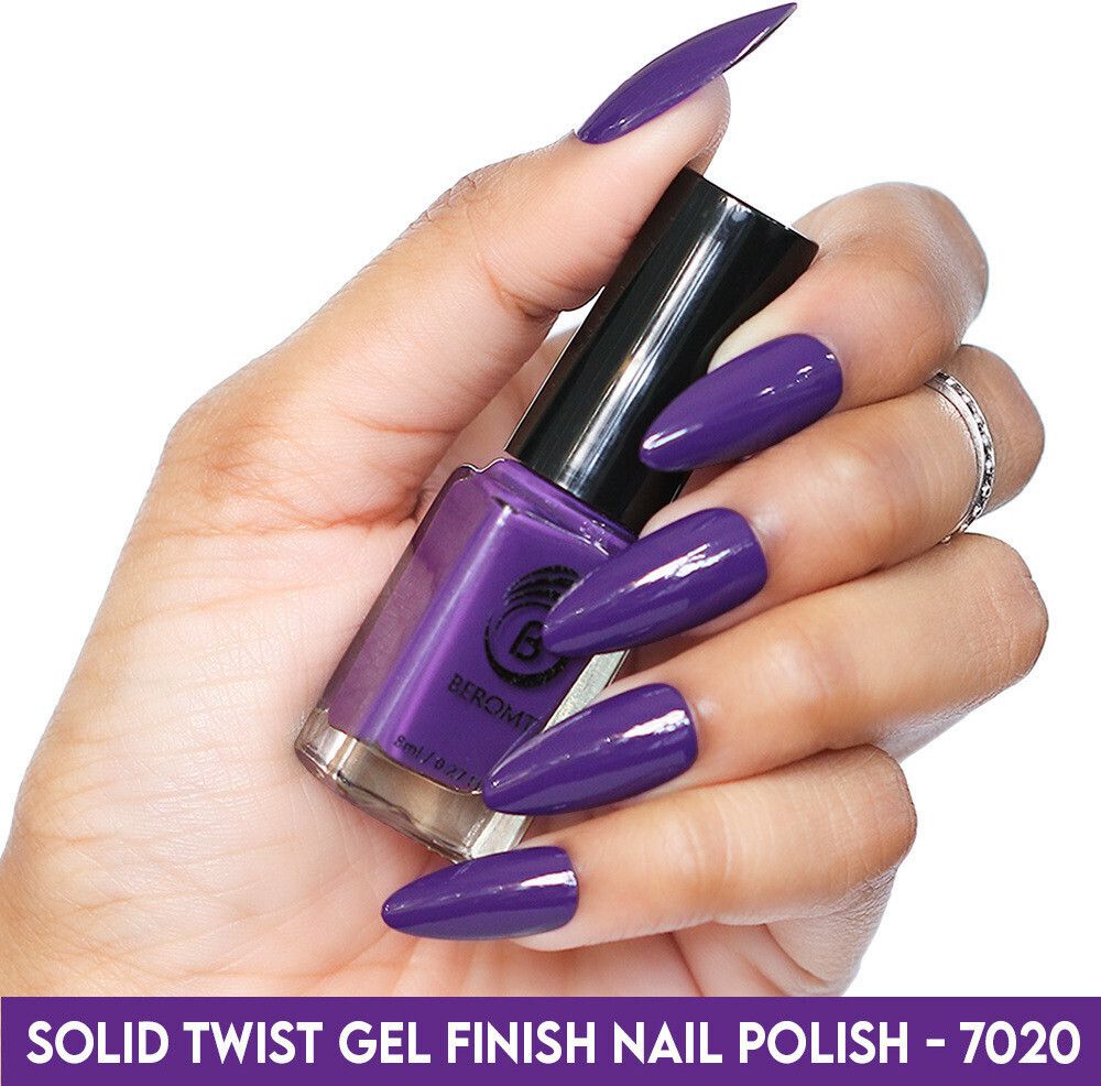 SOLID TWIST GEL FINISH NAIL POLISH - BNP7020 Violet-image-36