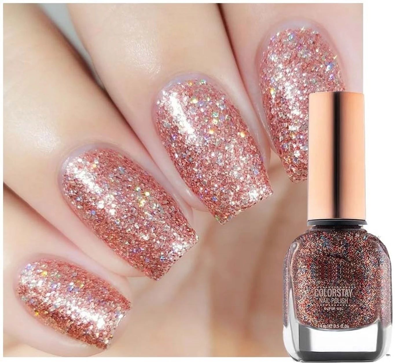 myeong Colorful Disco Reflective Glitter UV Gel Polish copper-picture-45