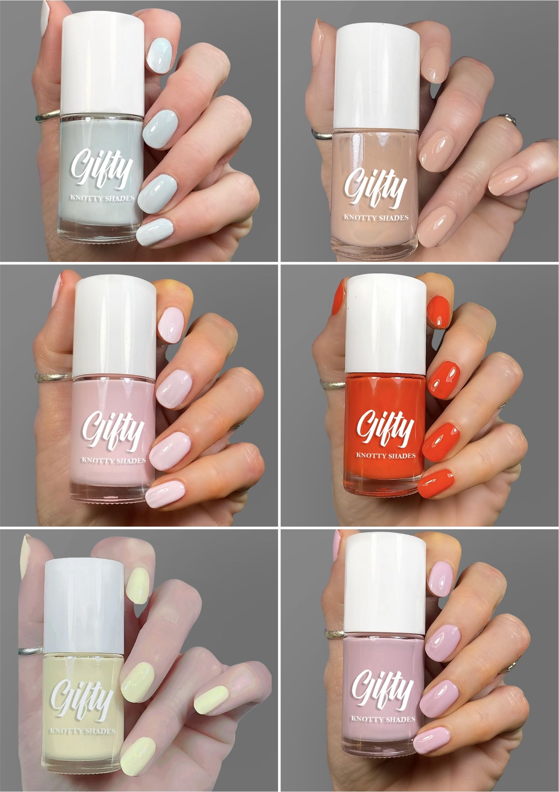 Nail Polish Set| Long Stay, Quick Dry Nail Paint Combo Island Oasis, Bitter Sweet, Rocking Red, La Cream, Bad Romance