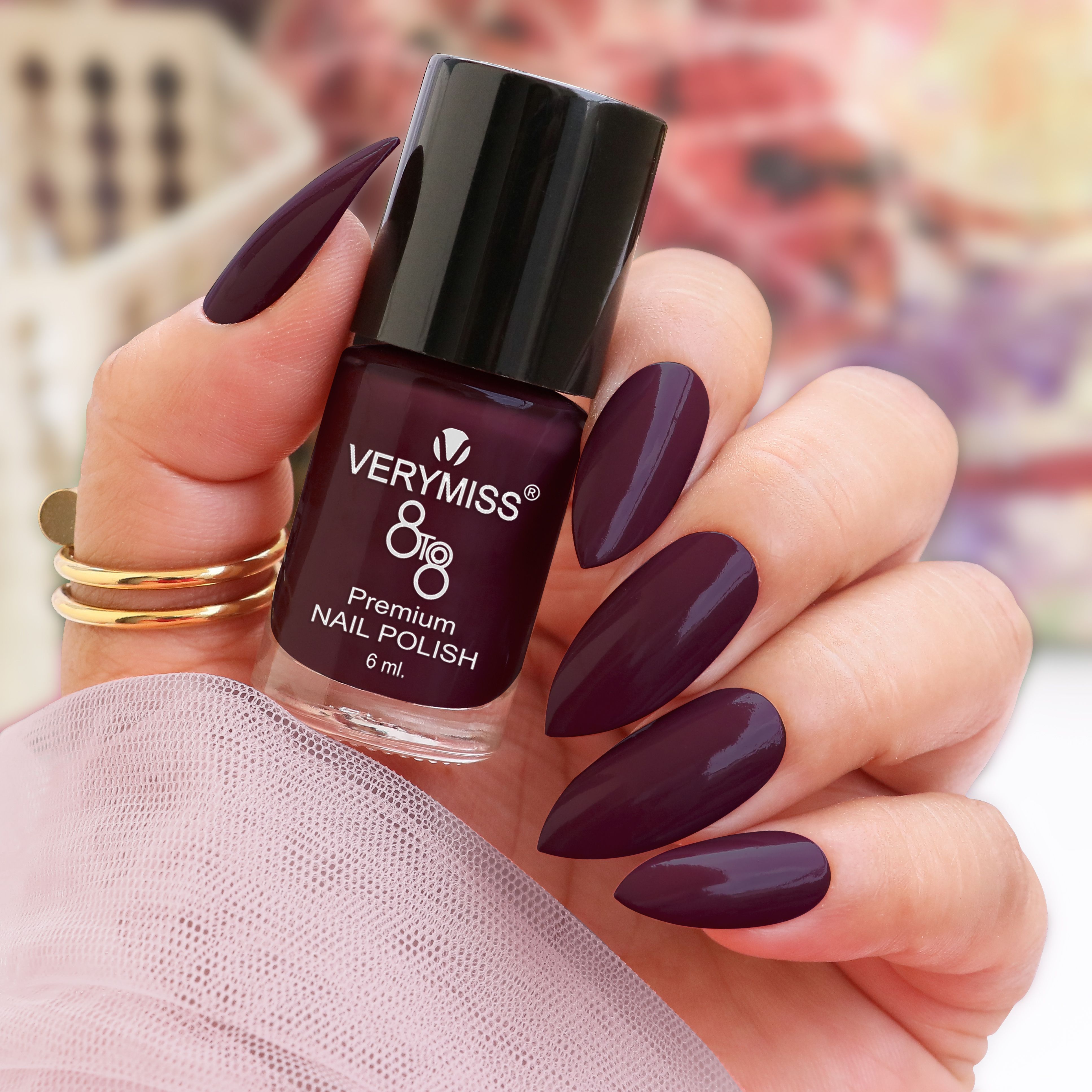 verymiss Premium Matte Nail Polish 6ml | Smooth Application | Quick Drying I 318 Eggplant-picture-40