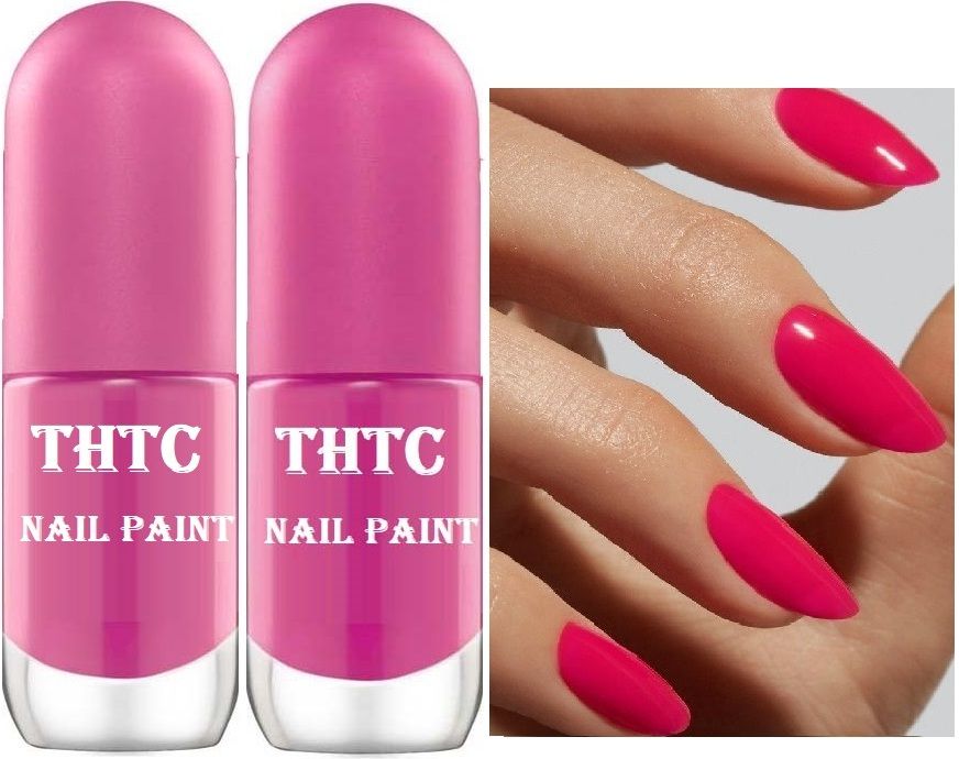 thtc High Gloss Nail Paint – Salon Finish Nail Polish BARBIE PINK-picture-21